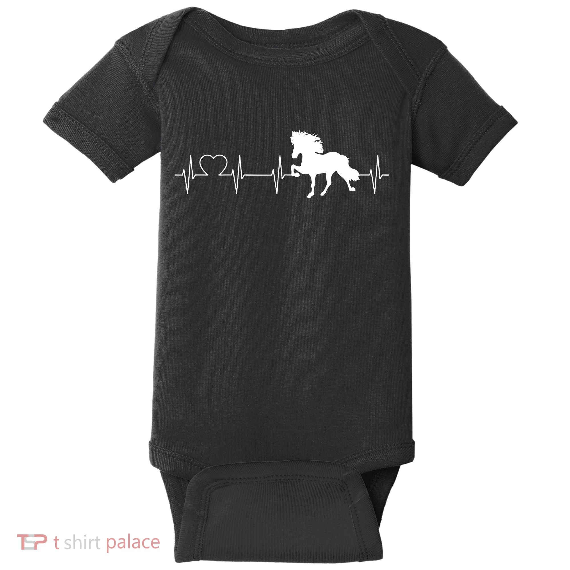 Icelandic Horse Evolution Horse Icelandic Horses Baby Bodysuit