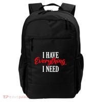 I Have Everything I Need Valentines Day Love Couples Backpack thumb 0