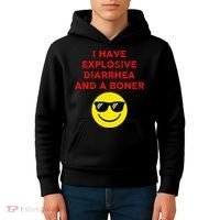I Have Explosive Diarrhea And A Boner Kids Hoodie thumb 4