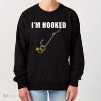 IM Hooked Engagement Ring Marriage Proposal Fishing Women's Sweatshirt thumb 0