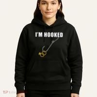 IM Hooked Engagement Ring Marriage Proposal Fishing Hoodie thumb 5
