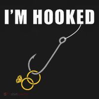 IM Hooked Engagement Ring Marriage Proposal Fishing Hoodie thumb 7