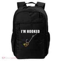 IM Hooked Engagement Ring Marriage Proposal Fishing Backpack thumb 0