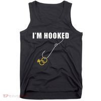 IM Hooked Engagement Ring Marriage Proposal Fishing Tank Top thumb 0