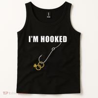 IM Hooked Engagement Ring Marriage Proposal Fishing Tank Top thumb 2
