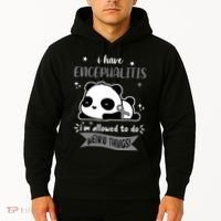 I Have Encephalitis I'm Allowed To Do Weird Things Hoodie thumb 2