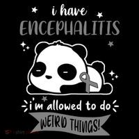 I Have Encephalitis I'm Allowed To Do Weird Things Sweatshirt thumb 3