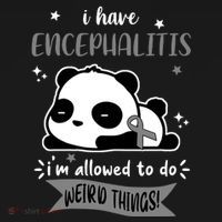 I Have Encephalitis I'm Allowed To Do Weird Things Backpack thumb 2