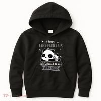 I Have Encephalitis I'm Allowed To Do Weird Things Kids Hoodie thumb 0