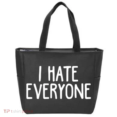 I Hate Everyone Tote Bag