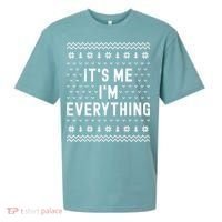 I Have Everything I Want For Christmas Its Me Im Everything Sueded Cloud Jersey T-Shirt thumb 0