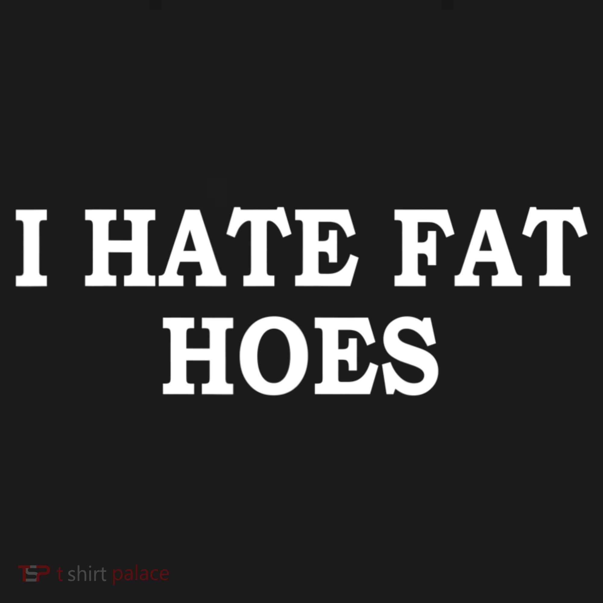 I Hate Fat Hoes Funny Sarcasm Quotes Women's Perfect Tri Tunic Long Sleeve Shirt