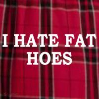 I Hate Fat Hoes Funny Sarcasm Quotes Men's Flannel Plaid Pajama Pants thumb 2