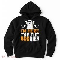 I’m Here For The Boobies Halloween Humor Joke Hoodie thumb 0
