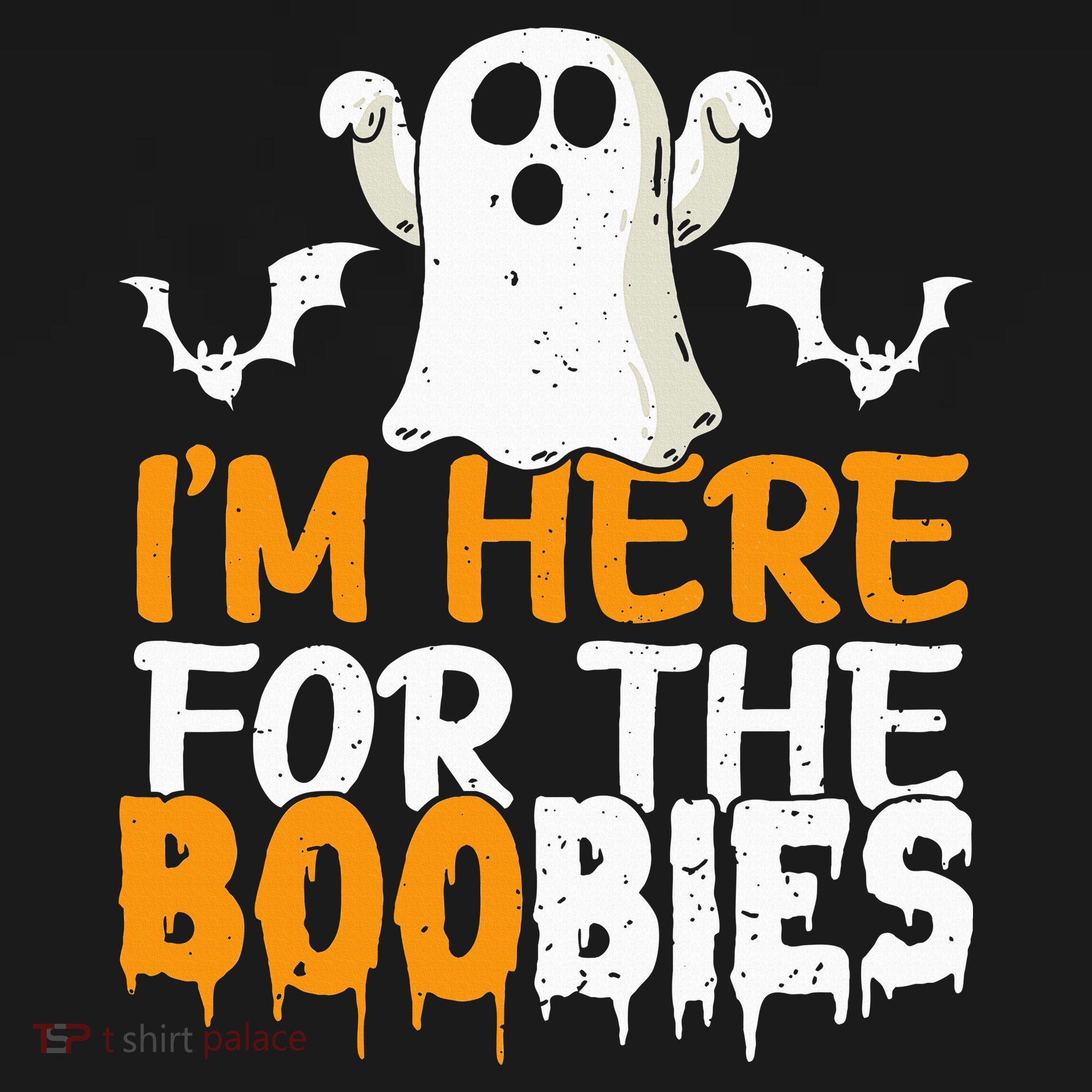 I’m Here For The Boobies Halloween Humor Joke Long Sleeve Shirt