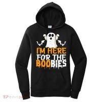 I’m Here For The Boobies Halloween Humor Joke Women's Hoodie thumb 0