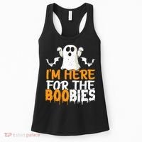 I’m Here For The Boobies Halloween Humor Joke Women's Tank Top thumb 0