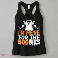 I’m Here For The Boobies Halloween Humor Joke Women's Tank Top thumb 3