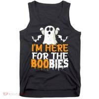 I’m Here For The Boobies Halloween Humor Joke Tank Top thumb 0