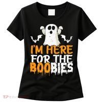 I’m Here For The Boobies Halloween Humor Joke Women's T-Shirt thumb 0