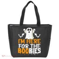 I’m Here For The Boobies Halloween Humor Joke Tote Bag thumb 0