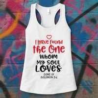 I Have Found The One Whom My Soul Loves Song Of Solomon 3:4 Women's Tank Top thumb 3
