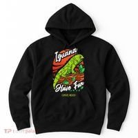 Iguana Have Fun Cancun Mexico Hoodie thumb 0