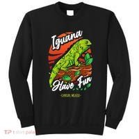 Iguana Have Fun Cancun Mexico Sweatshirt thumb 0