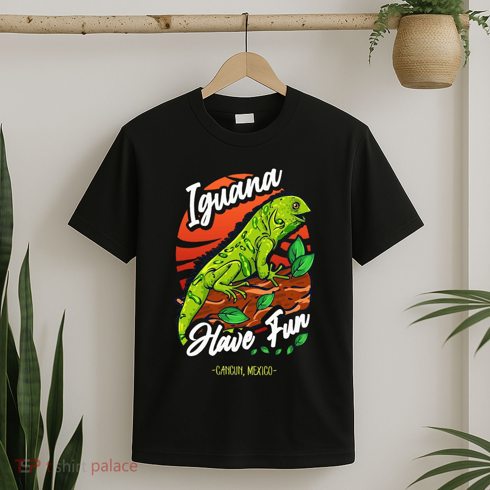 Iguana Have Fun Cancun Mexico T-Shirt