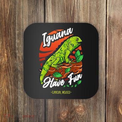 Iguana Have Fun Cancun Mexico Coaster
