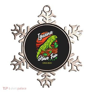 Iguana Have Fun Cancun Mexico Ornament
