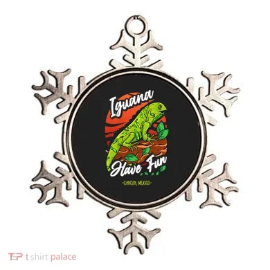 Iguana Have Fun Cancun Mexico Ornament