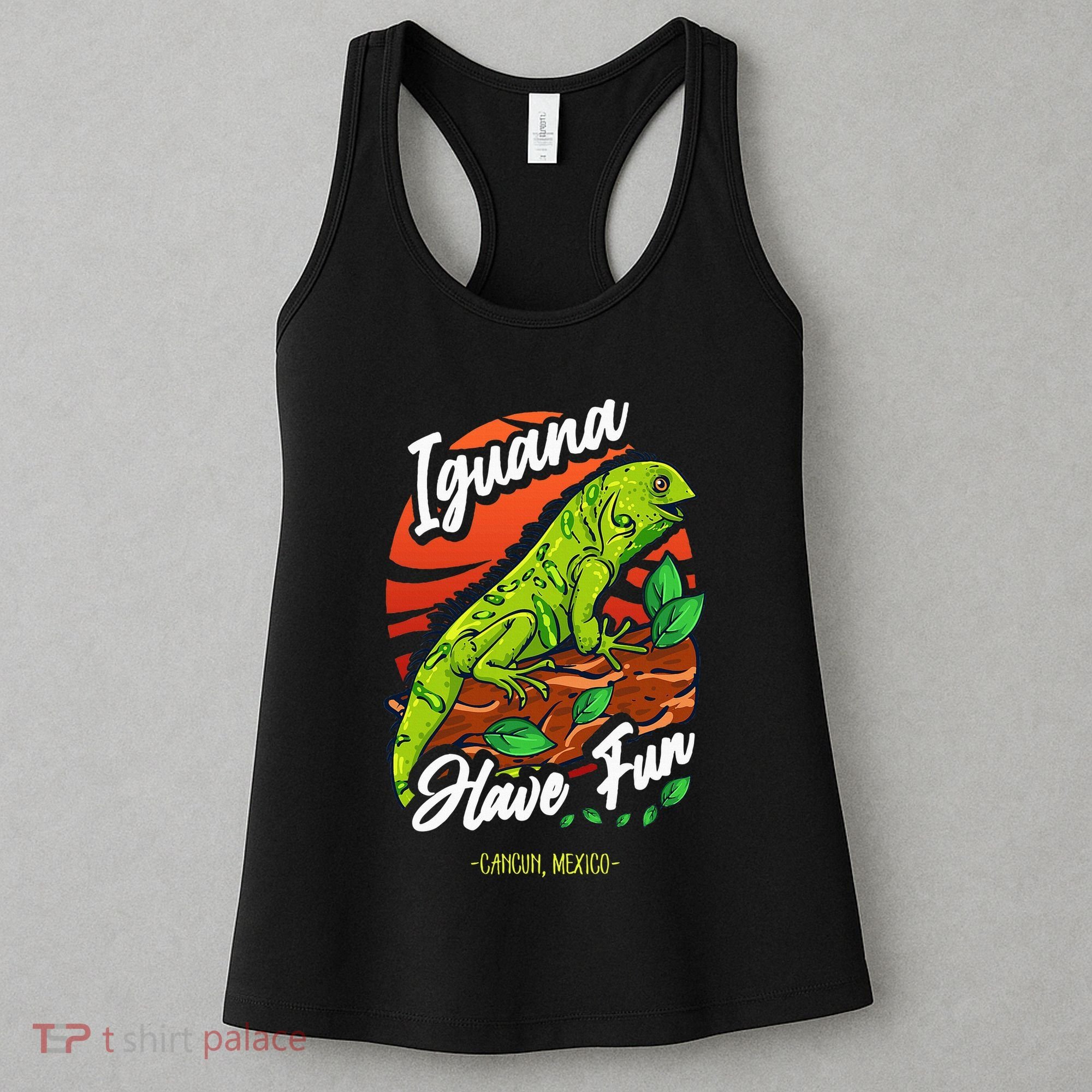 Iguana Have Fun Cancun Mexico Women's Tank Top