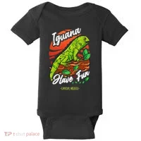 Iguana Have Fun Cancun Mexico Baby Bodysuit thumb 0