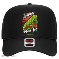 Iguana Have Fun Cancun Mexico Hat thumb 0