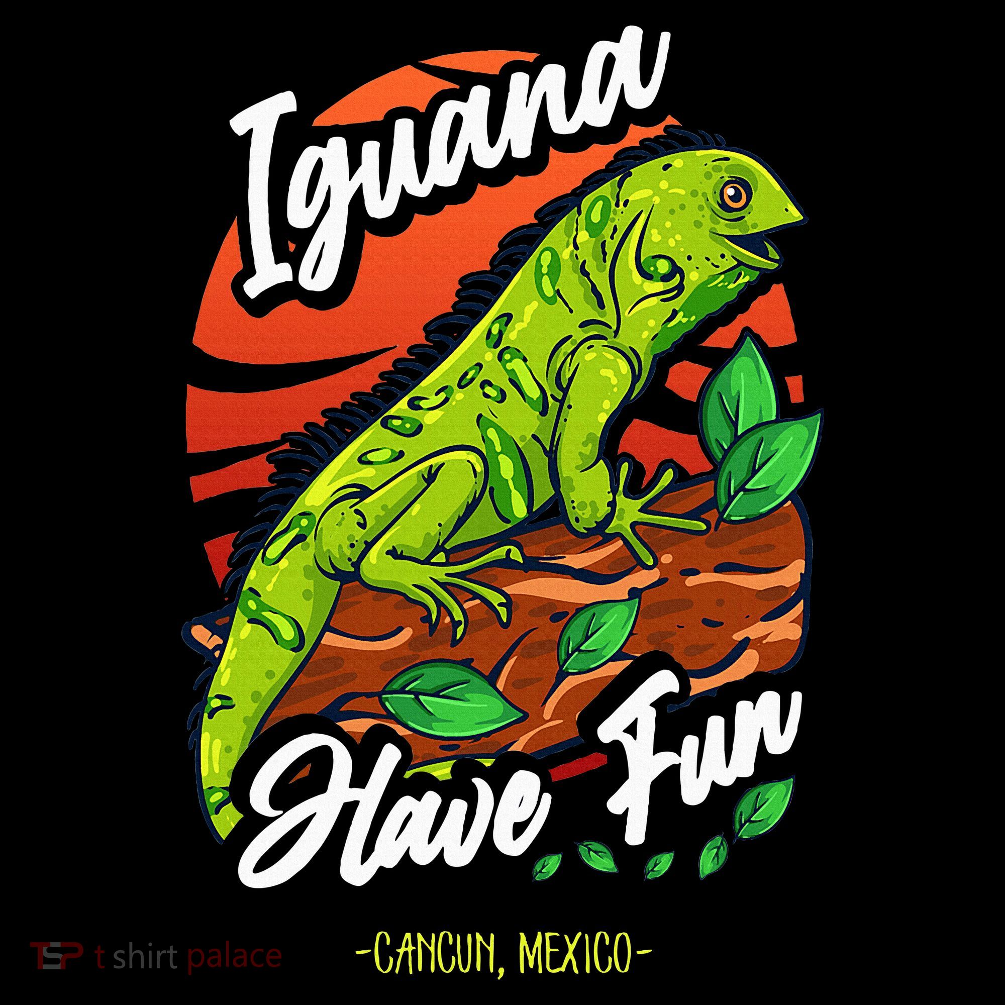 Iguana Have Fun Cancun Mexico Toddler Hoodie