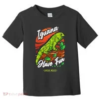 Iguana Have Fun Cancun Mexico Toddler T-Shirt thumb 0