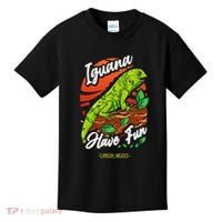 Iguana Have Fun Cancun Mexico Kids T-Shirt thumb 0