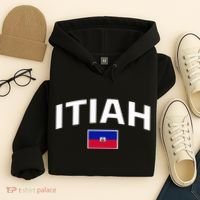 Itiah Haiti Flag Hoodie thumb 4