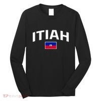 Itiah Haiti Flag Long Sleeve Shirt thumb 0