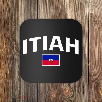 Itiah Haiti Flag Coaster