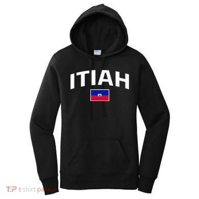 Itiah Haiti Flag Women's Hoodie