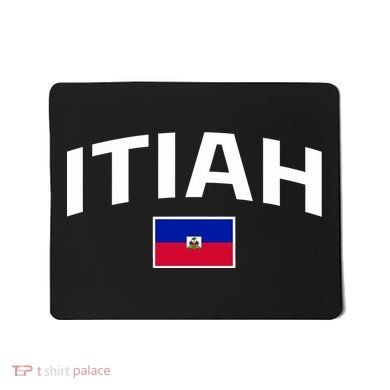 Itiah Haiti Flag Mousepad