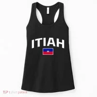 Itiah Haiti Flag Women's Tank Top thumb 0