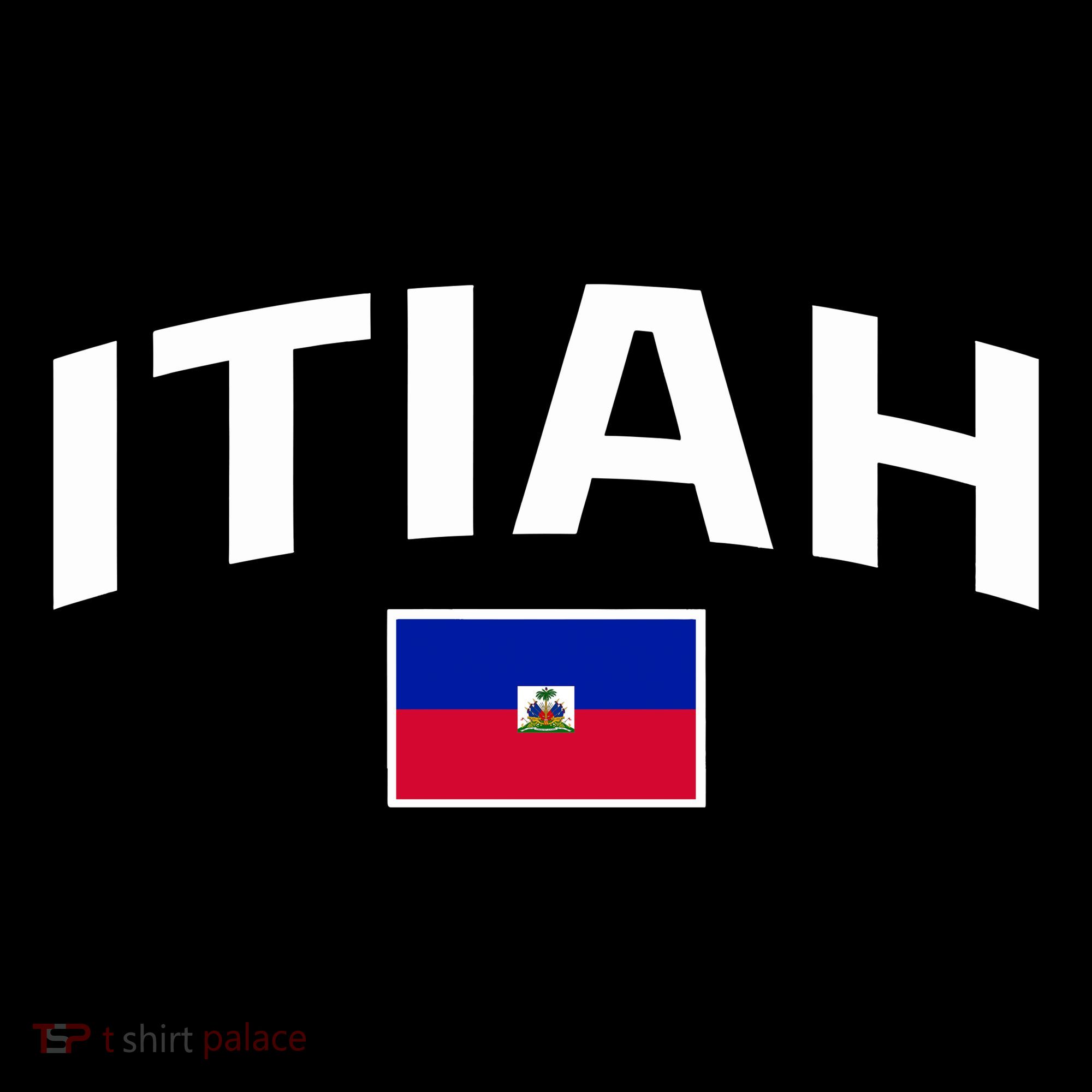 Itiah Haiti Flag Baby Bodysuit