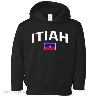 Itiah Haiti Flag Toddler Hoodie