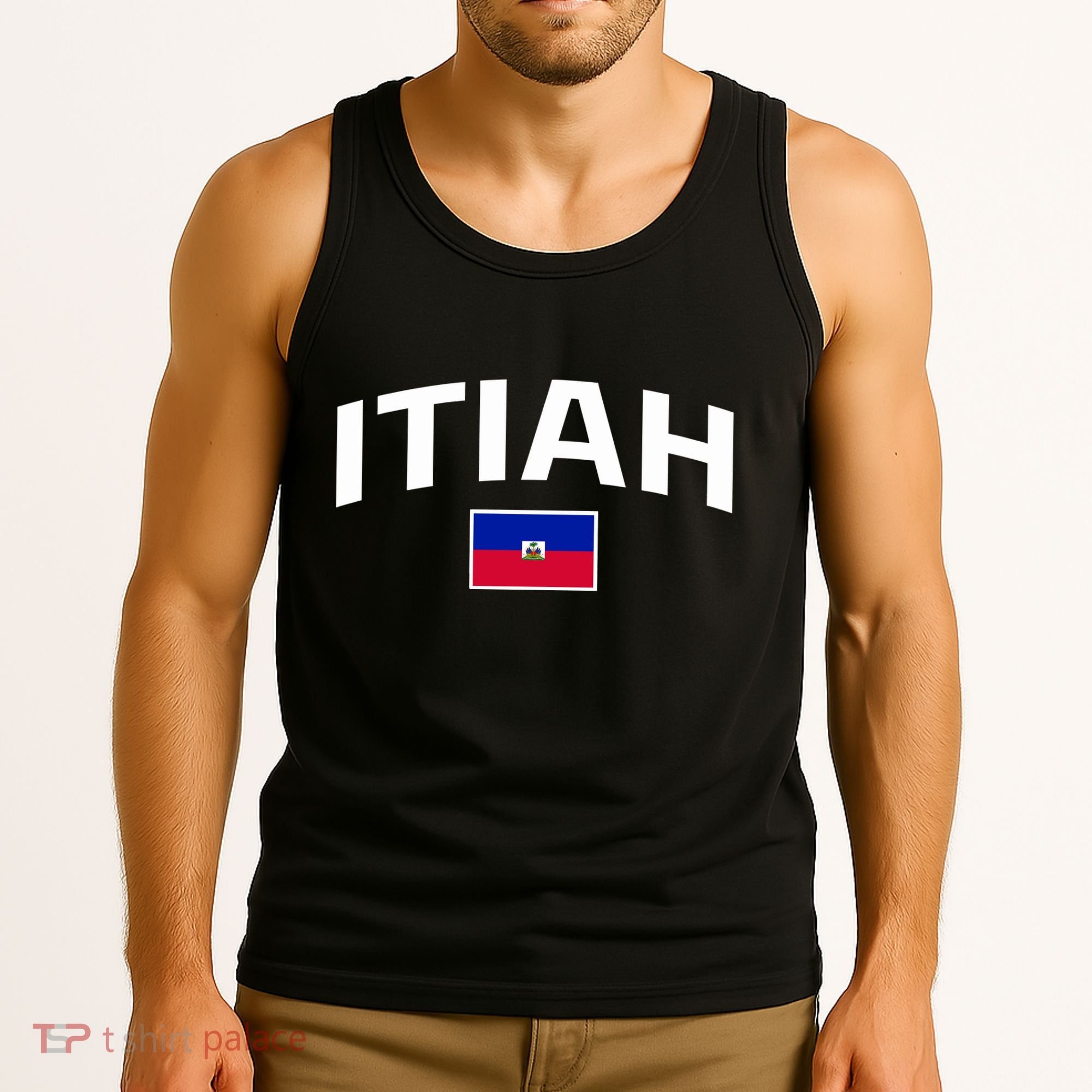Itiah Haiti Flag Tank Top