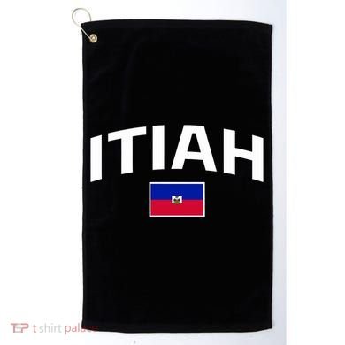 Itiah Haiti Flag Golf Towel