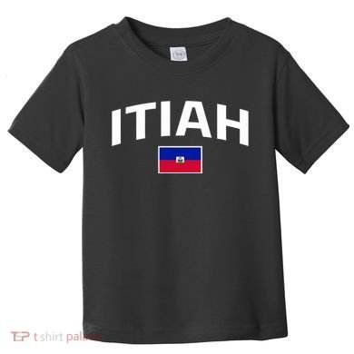 Itiah Haiti Flag Toddler T-Shirt