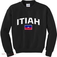 Itiah Haiti Flag Kids Sweatshirt thumb 0